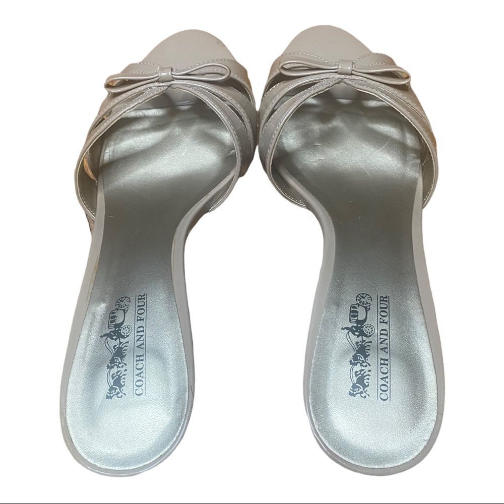 Coach and Four Lilah heels in nude size 8 - Picture 2 of 8